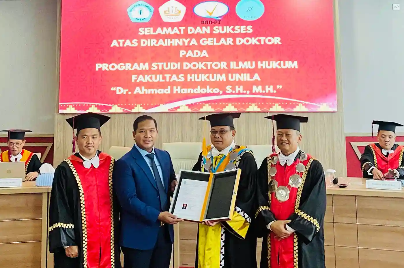 justice collaborator dalam sidang doktor fakultas hukum unila