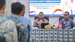 Berikan Pengarahan di Kantah Kota Samarinda, Wamen Ossy: ATR/BPN Harus Jadi Solusi Atas Pembangunan di Kalimantan Timur