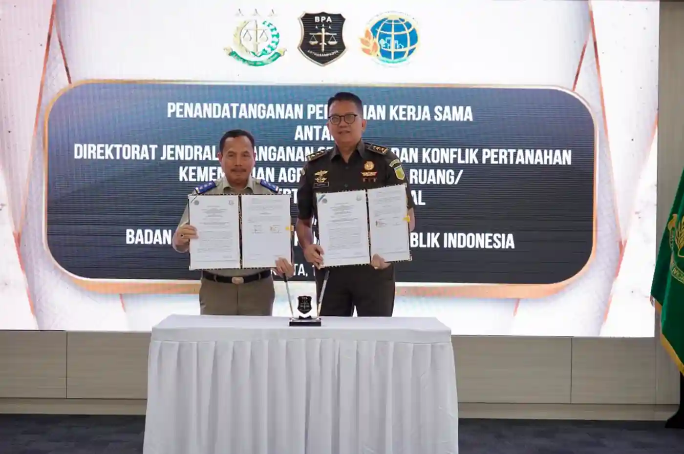 pemulihan aset pertanahan melalui kerja sama atr bpn dan kejaksaan agung