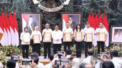 Pemprov DKI Jakarta Beri Penghargaan kepada Kementerian ATR/BPN atas Percepatan Pengamanan Aset