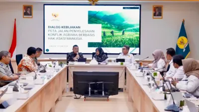 kementerian atrbpn dan komnas ham perkuat penanganan konflik agraria berbasis ham