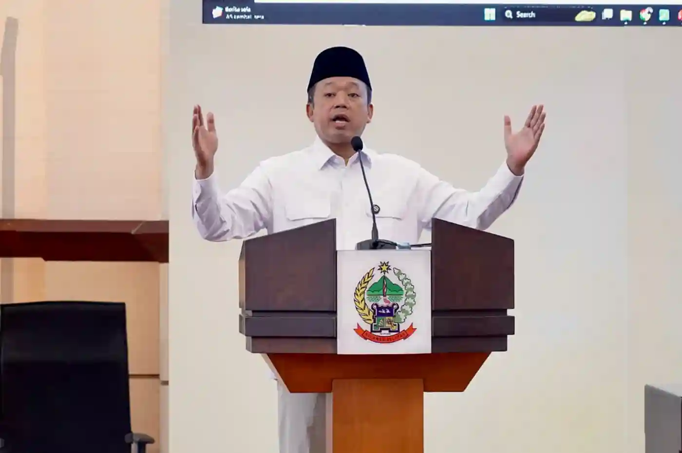 menteri nusron pimpin rakor perlindungan lahan pertanian di sulsel
